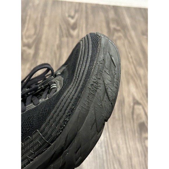Hoka One One Bondi 7 Black Running Shoes Men's Size 7 - Picture 4 of 11